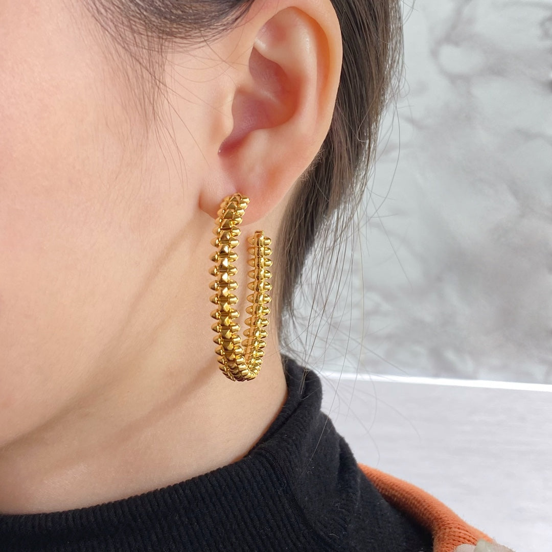 [Elowen Jewels]CLASH HOOP EARRINGS