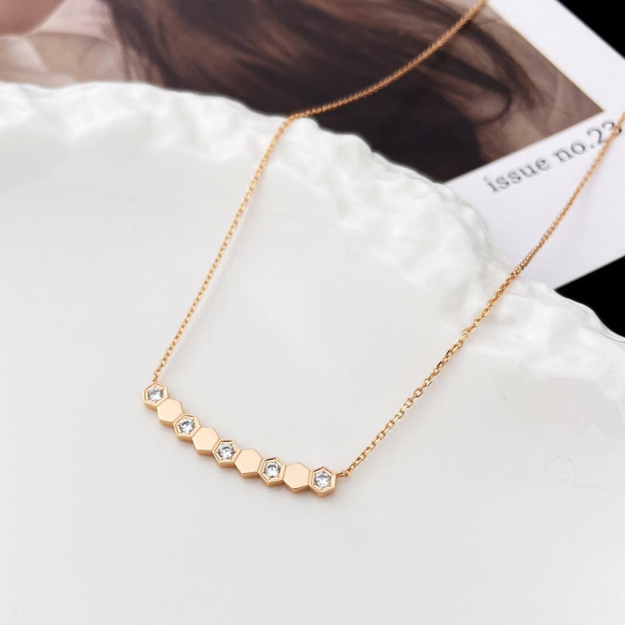 [Elowen jewels ]BEE MY LOVE DIAMOND NECKLACE
