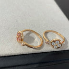 [Elowen jewels ]SUN 1 DIAMOND PINK MOP RING