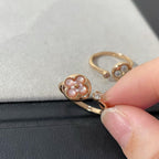 [Elowen jewels ]SUN 1 DIAMOND PINK MOP RING