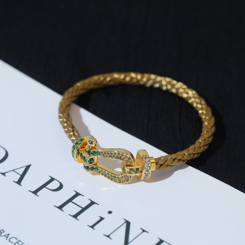 [Elowen jewels ]FORCE 10 GOLD GREEN DIAMOND PAVED