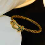[Elowen jewels ]FORCE 10 GOLD GREEN DIAMOND PAVED
