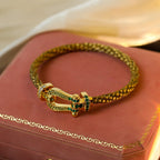 [Elowen jewels ]FORCE 10 GOLD GREEN DIAMOND PAVED
