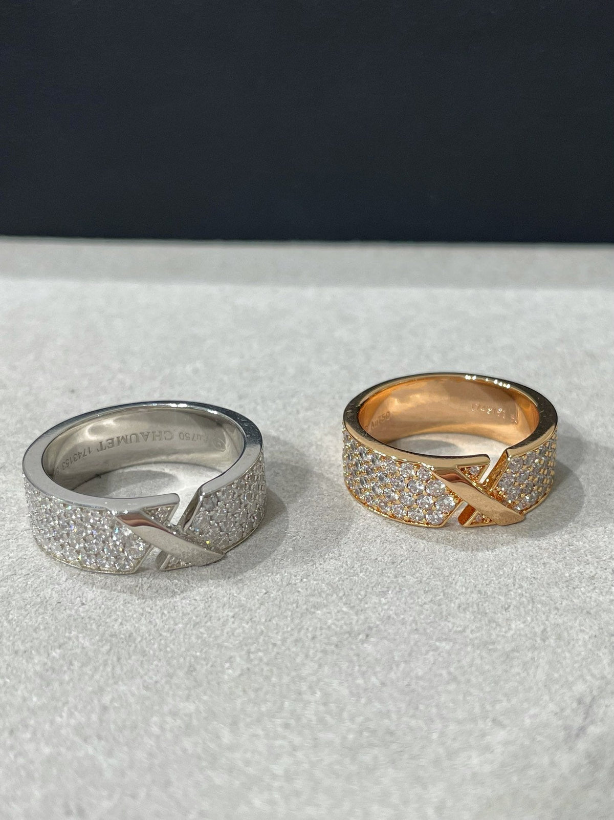 [Elowen jewels ]LIENS EVIDENCE  DIAMOND PAVED RING