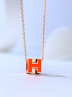 [Elowen jewels ]H CAGE PINK GOLD NECKLACE