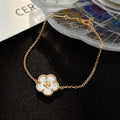 [Elowen jewels ]LUCKY SPRING ROSÉGOLD ARMBAND PERLMUTT