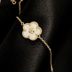 [Elowen jewels ]LUCKY SPRING ROSÉGOLD ARMBAND PERLMUTT