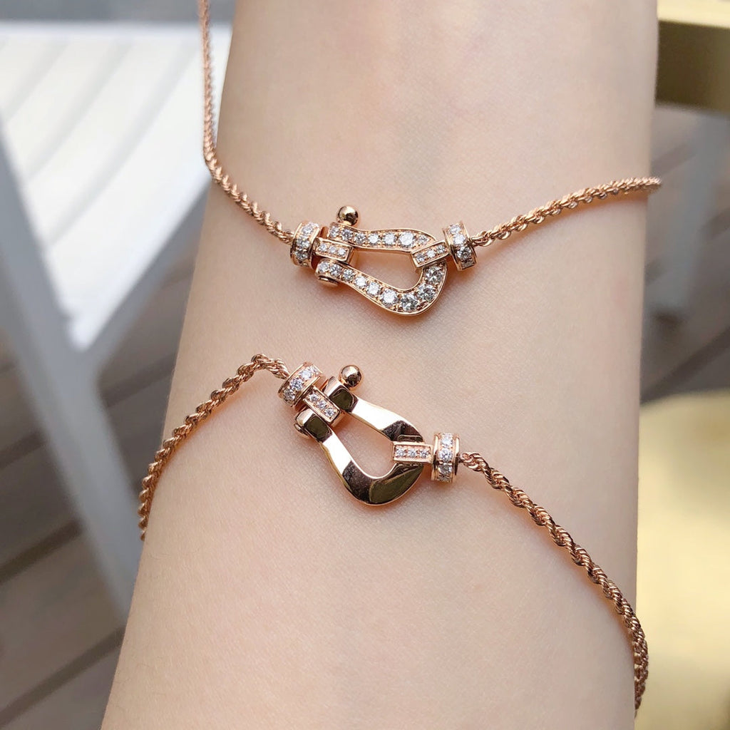 [Elowen jewels ]FORCE 10 HALSKETTE AUS ROSÉGOLD MIT DIAMANTEN