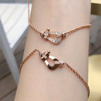 [Elowen jewels ]FORCE 10 HALSKETTE AUS ROSÉGOLD MIT DIAMANTEN