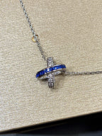 [Elowen jewels ]LIENS DIAMOND SILVER NECKLACE