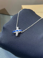 [Elowen jewels ]LIENS DIAMOND SILVER NECKLACE