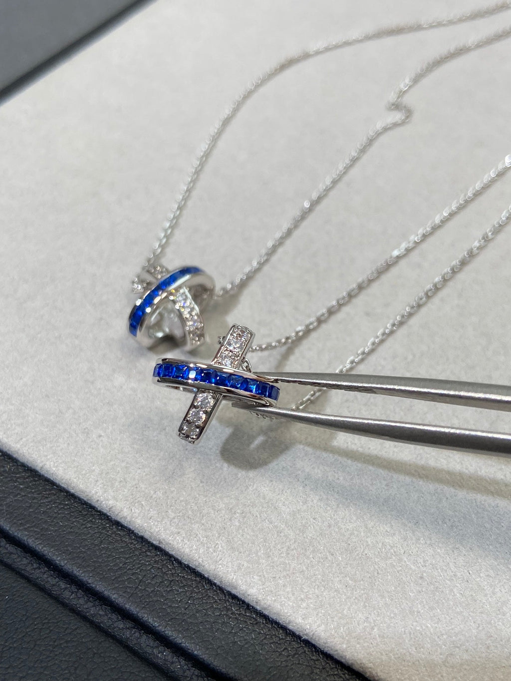 [Elowen jewels ]LIENS DIAMOND SILVER NECKLACE