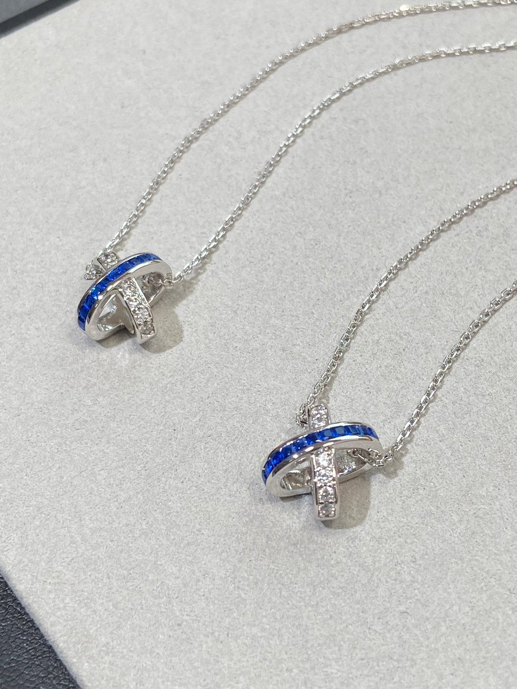 [Elowen jewels ]LIENS DIAMOND SILVER NECKLACE