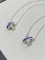 [Elowen jewels ]LIENS DIAMOND SILVER NECKLACE