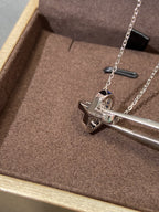 [Elowen jewels ]LIENS DIAMOND SILVER NECKLACE