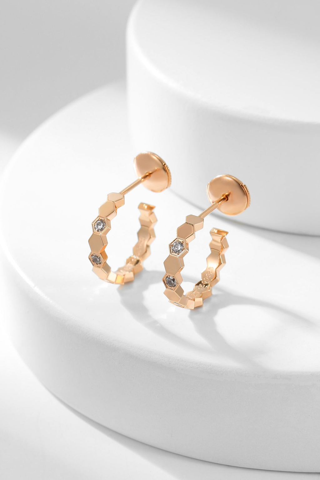 [Elowen jewels ]BEE LOVE DIAMOND HOOP EARRINGS