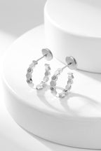 [Elowen jewels ]BEE LOVE DIAMOND HOOP EARRINGS