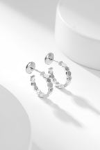 [Elowen jewels ]BEE LOVE DIAMOND HOOP EARRINGS