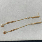 [Elowen jewels ]CHAINE CHAOS DIAMOND DROP EARRINGS