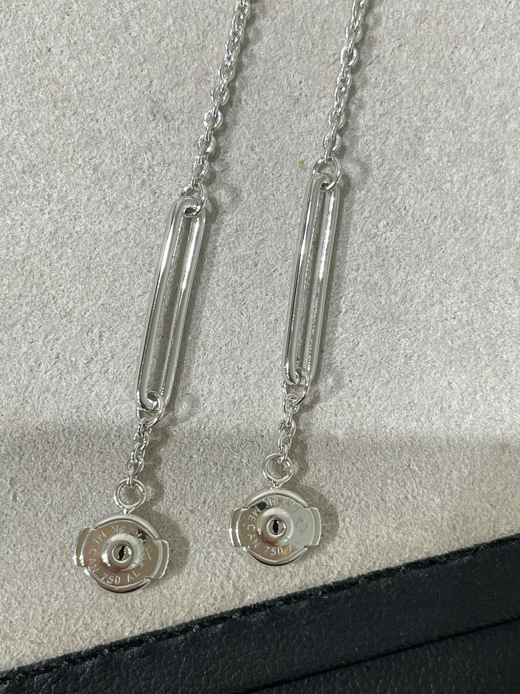 [Elowen jewels ]CHAINE CHAOS DIAMOND DROP EARRINGS