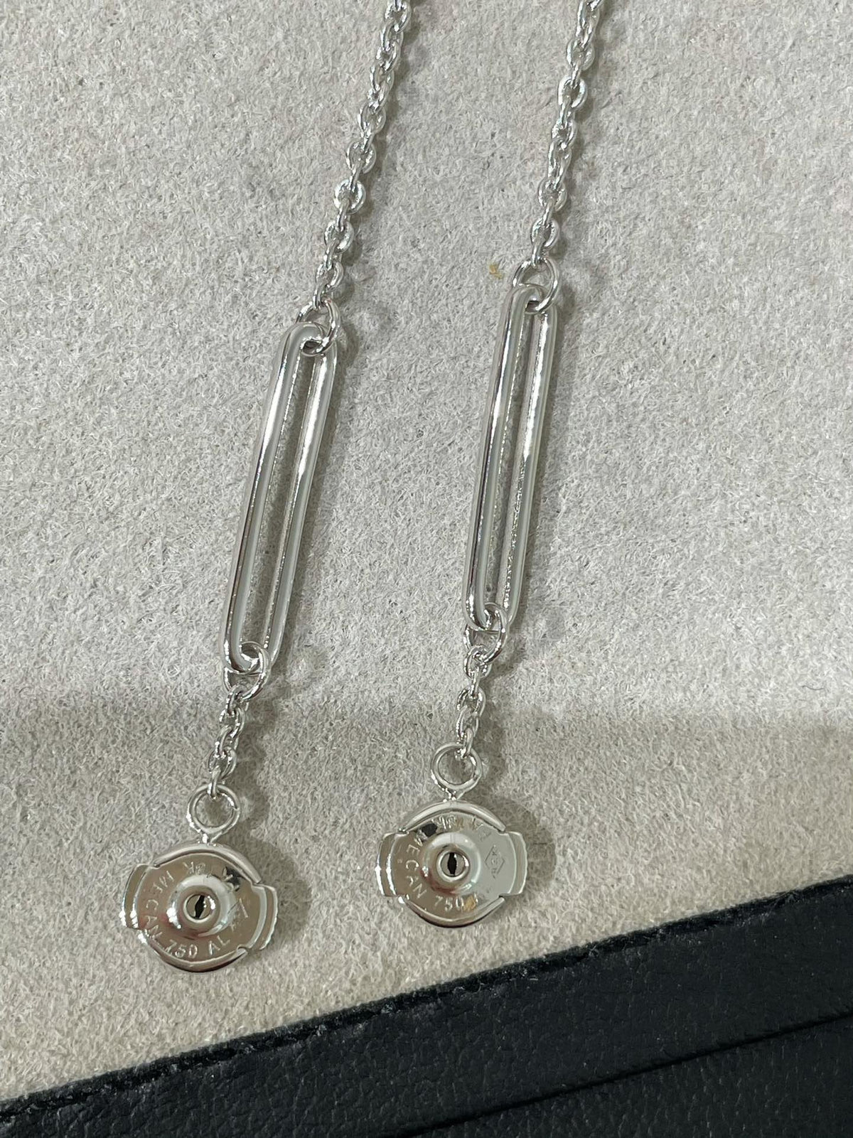 [Elowen jewels ]CHAINE CHAOS DIAMOND DROP EARRINGS