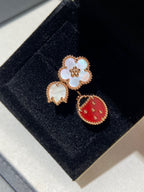 [Elowen jewels ]GLÜCKS-RING MIT 3 MOTIVEN IN ROSÉGOLD