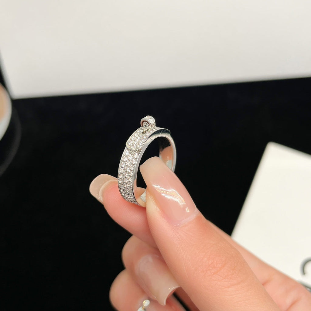 [Elowen jewels ]KELLY SILVER DIAMOND RING