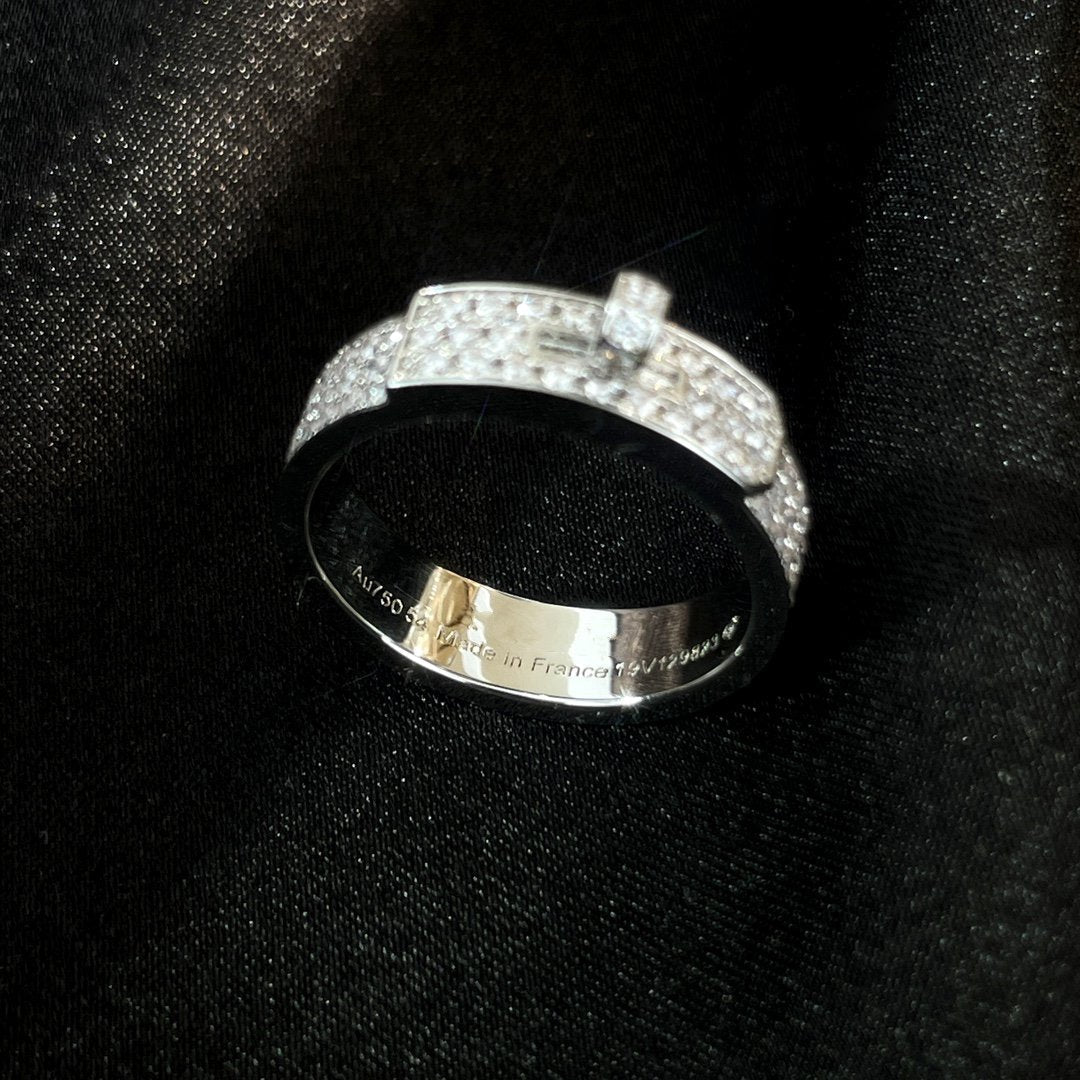 [Elowen jewels ]KELLY SILVER DIAMOND RING