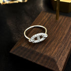 [Elowen jewels ]RONDE SMALL SILVER DIAMOND RING