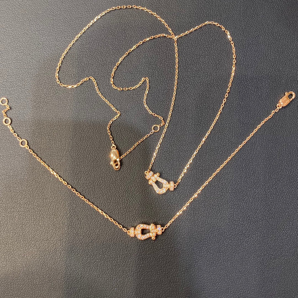 [Elowen jewels] FORCE 10 DIAMANT-HALSKETTE AUS ROSÉGOLD, MINI-MODELL