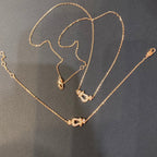 [Elowen jewels] FORCE 10 DIAMANT-HALSKETTE AUS ROSÉGOLD, MINI-MODELL