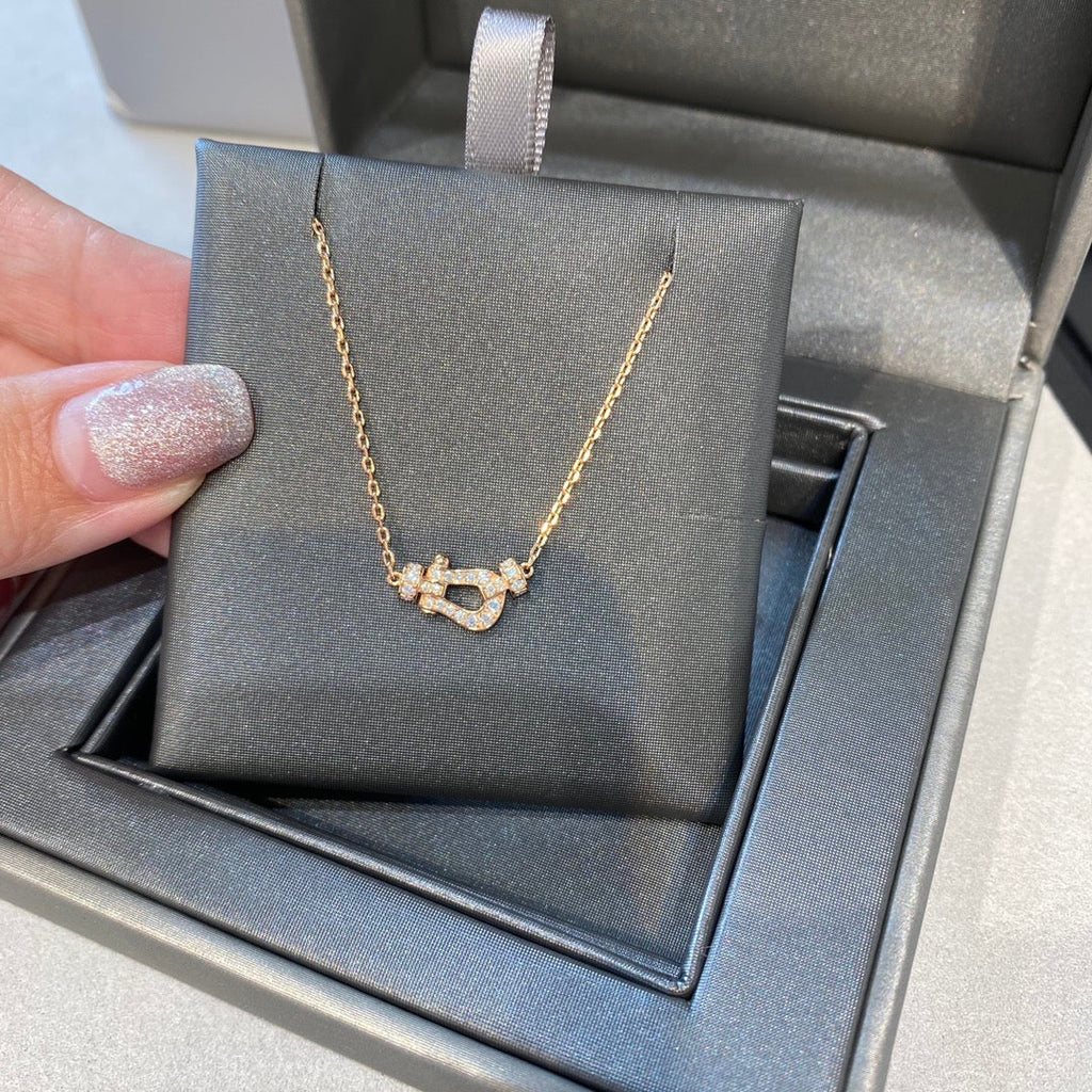 [Elowen jewels] FORCE 10 DIAMANT-HALSKETTE AUS ROSÉGOLD, MINI-MODELL