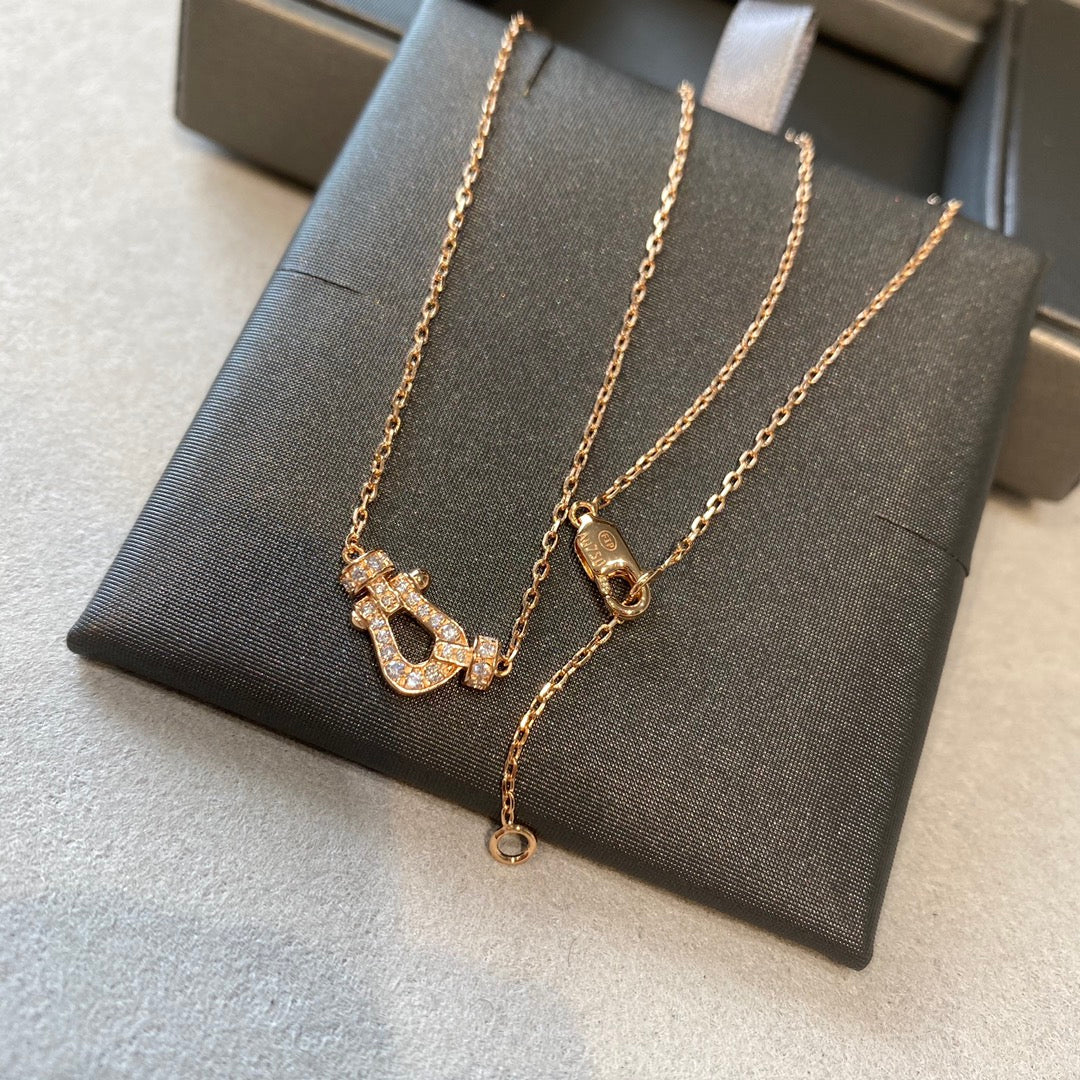 [Elowen jewels] FORCE 10 DIAMANT-HALSKETTE AUS ROSÉGOLD, MINI-MODELL