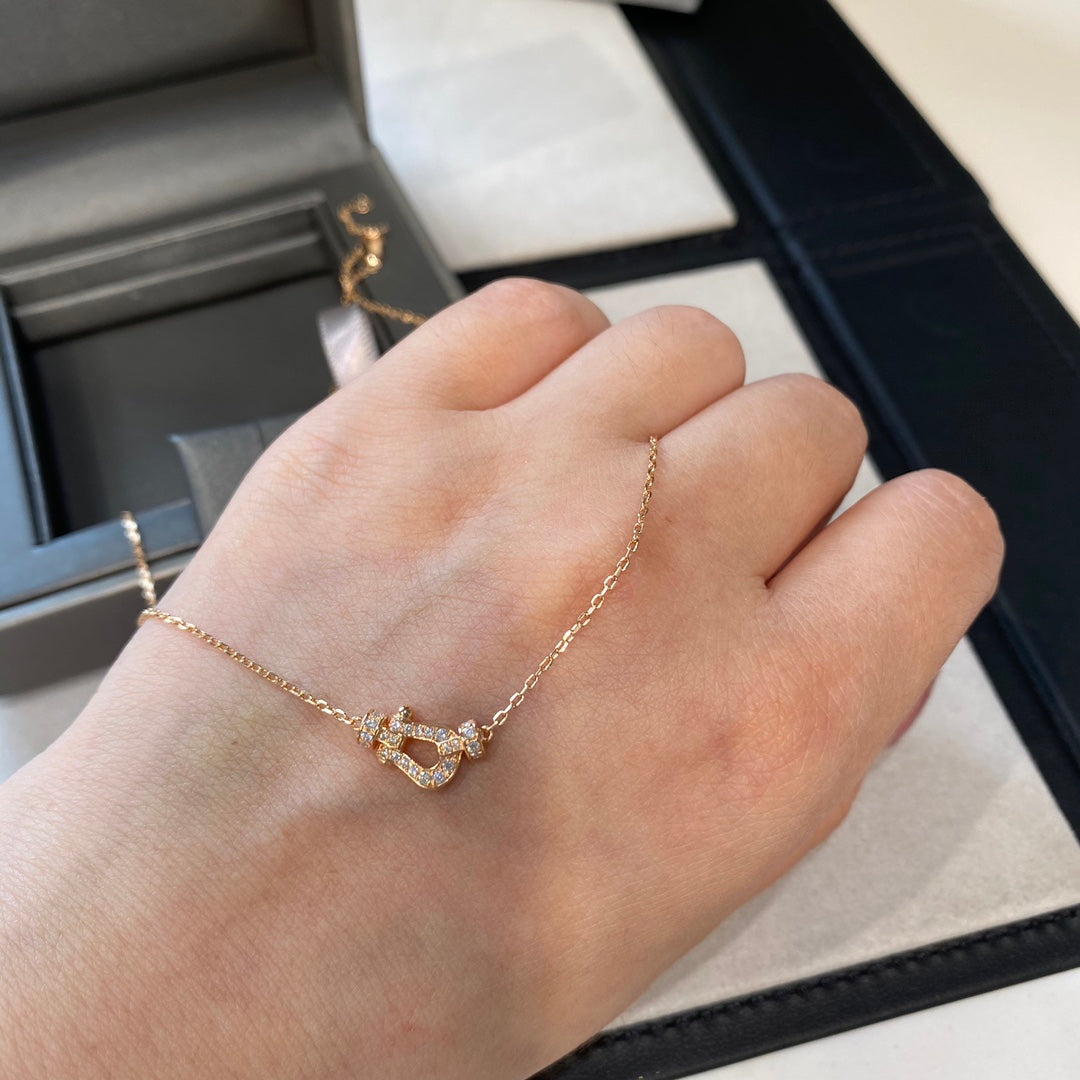 [Elowen jewels] FORCE 10 DIAMANT-HALSKETTE AUS ROSÉGOLD, MINI-MODELL
