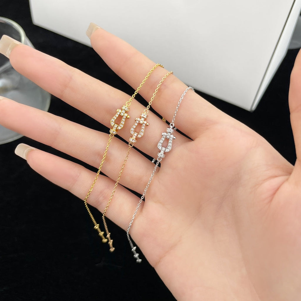 [Elowen jewels ]FORCE 10 FULL DIAMOND BUCKLE CHAIN LINK MINI MODEL