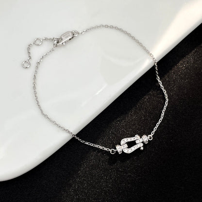 [Elowen Jewels]FORCE 10 FULL DIAMOND BUCKLE CHAIN LINK MINI MODEL