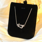 [Elowen jewels ]FORCE 10 DIAMOND SILVER NECKLACE MINI MODEL