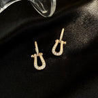 [Elowen jewels ]FORCE 10 FULL DIAMOND DROP EARRINGS MEDIUM MODEL