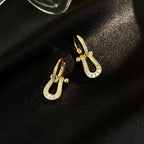 [Elowen jewels ]FORCE 10 FULL DIAMOND DROP EARRINGS MEDIUM MODEL