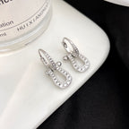 [Elowen jewels ]FORCE 10 FULL DIAMOND DROP EARRINGS MEDIUM MODEL