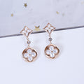 [Elowen jewels ]STAR AND SUN PINK GOLD MOP DROP EARRINGS