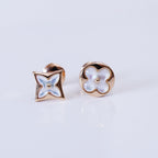 [Elowen jewels ]STAR AND SUN PINK GOLD MOP STUD EARRINGS