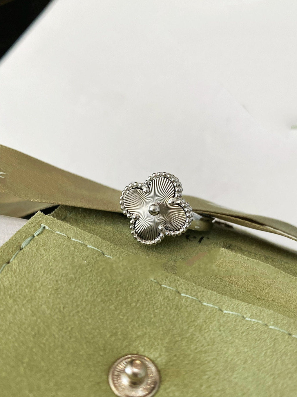 [Elowen jewels ]CLOVER SILBERRING