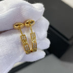 [Elowen jewels ]LOVE DIAMOND GOLD HOOP EARRINGS