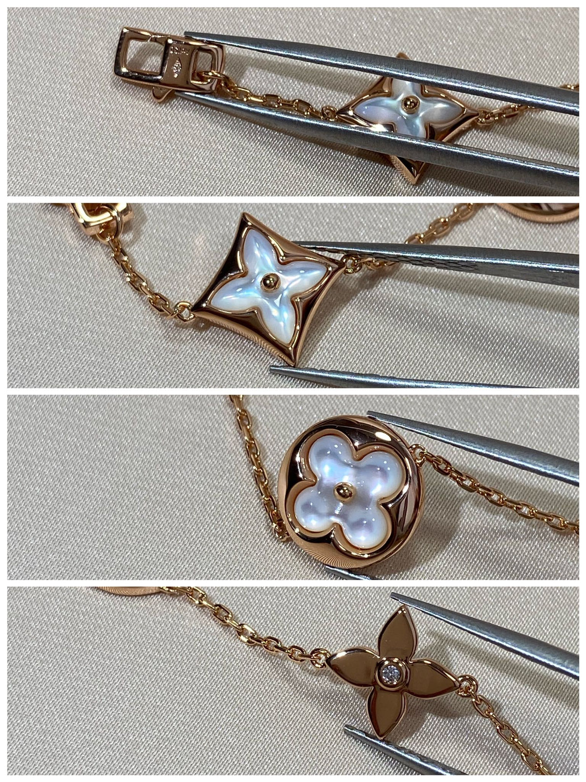 {
  "Elowen jewels": "Elowen jewels",
  "STAR AND SUN 5 MOTIF MOP PINK GOLD BRACELET": "スター＆サン 5モチーフ マザーオブパール ピンクゴールド ブレスレット"
}