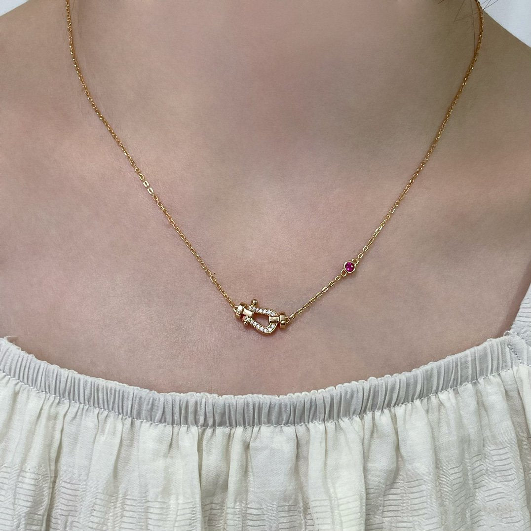 [Elowen jewels ]FORCE 10 DIAMANT-HALSKETTE AUS ROSÉGOLD