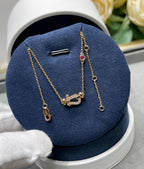[Elowen jewels ]FORCE 10 DIAMANT-HALSKETTE AUS ROSÉGOLD