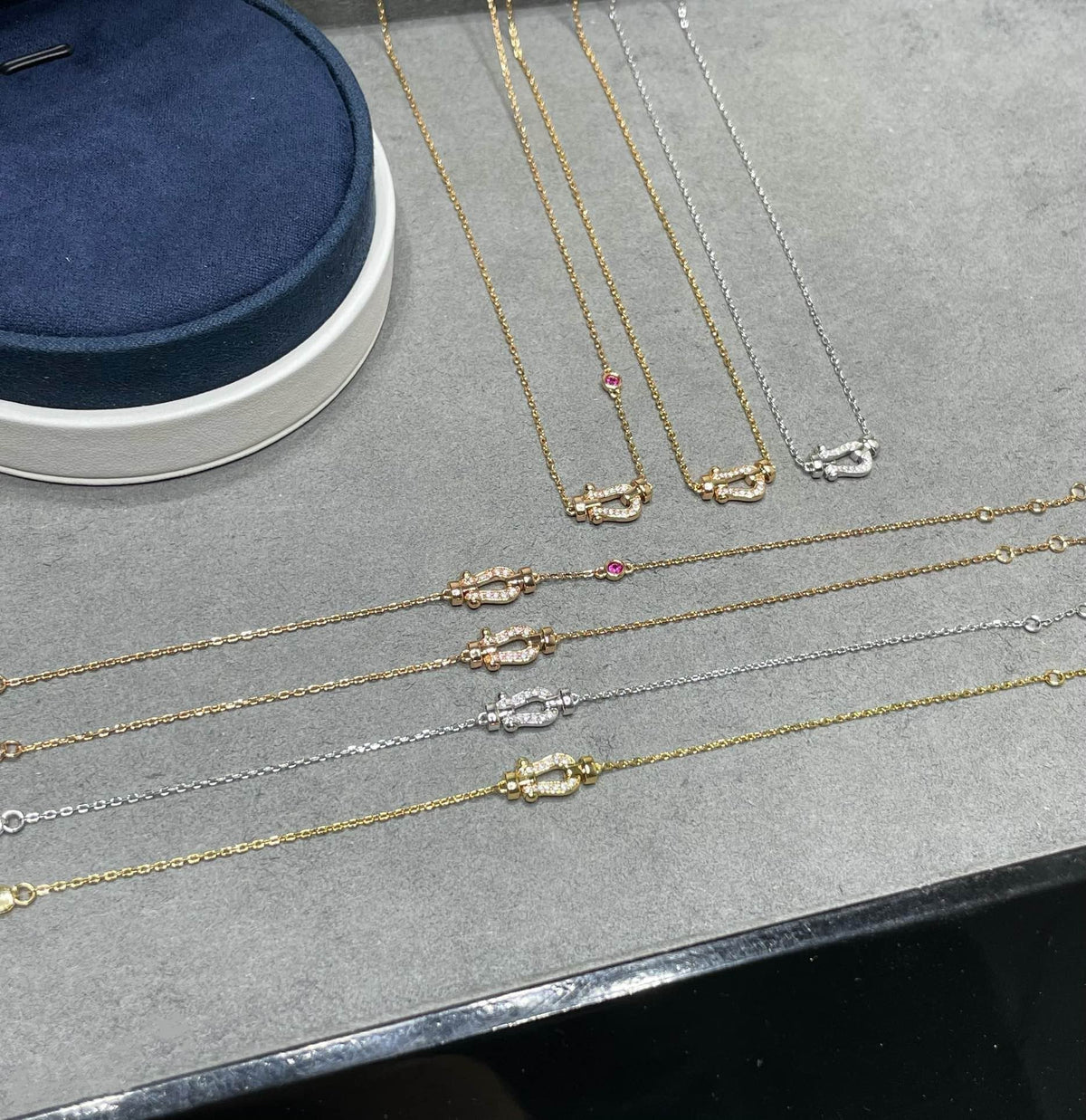 [Elowen jewels ]FORCE 10 DIAMANT-HALSKETTE AUS ROSÉGOLD