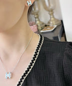 [Elowen jewels ]POP H SKY BLUE STUD EARRINGS