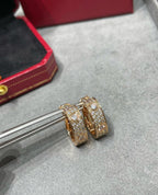 [Elowen jewels ]LOVE 5.5MM DIAMOND PAVED EARRINGS